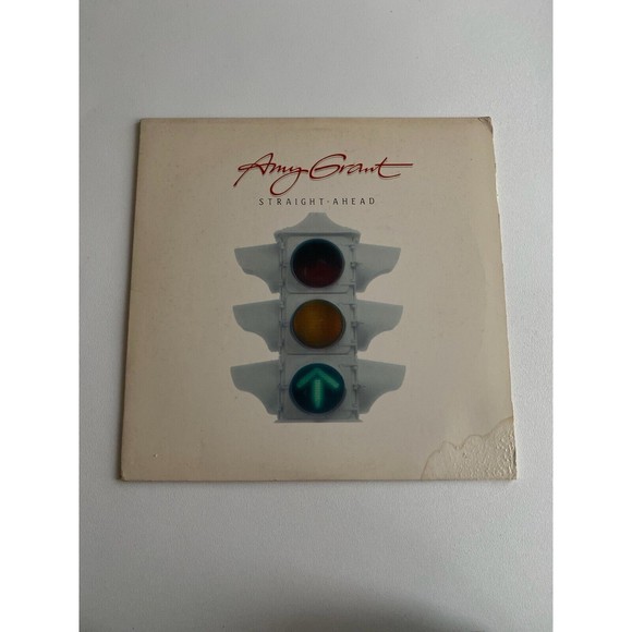 Amy Grant Straight Ahead 1984 LP Myrrh Records Orig Inner Lyrics VG+ Vinyl - Picture 1 of 8